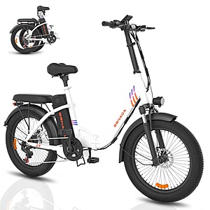 SENADA AUSTIN 48V 500W Fat Tire Folding Ebike, up to 25 MPH / 62 Miles $509 + Free Shipping
