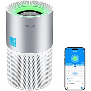 Prime Members: GoveeLife Smart Air Purifiers w/ Air Quality Monitoring $80.26 + Free Shipping