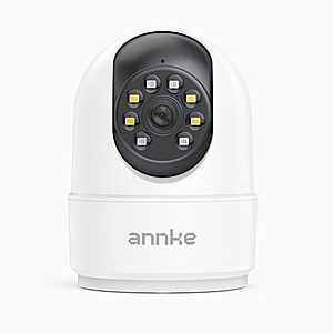 ANNKE 2MP Pan Tilt WiFi Indoor Security Camera w/ Night Vision & Two-Way Audio $15 + Free Shipping