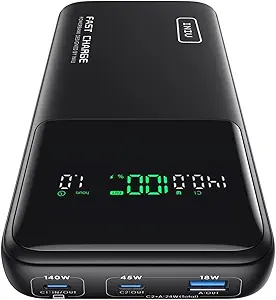 INIU Power Bank 27000mAh/140W USB-C Portable Laptop Charger .20 + Free Shipping