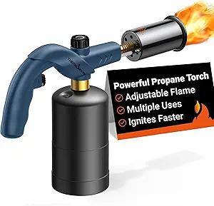 ThermoMaven Propane Torch w/ Adjustable Flame (Blue) $20 + Free Shipping