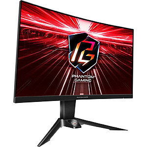 27" ASRock Phantom QHD 2560 x 1440 (2K) 165Hz Curved Monitor w/ FreeSync Premium $117.77 + Free Shipping