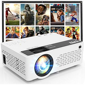 Prime Members: TMY V08 Mini HD LED Projector w/ Bluetooth & Screen $25 + Free Shipping