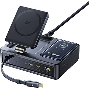 Baseus Nomos 5-in-1 up to 140W Charging Station w/ Qi2 15W Wireless $50 + Free Shipping