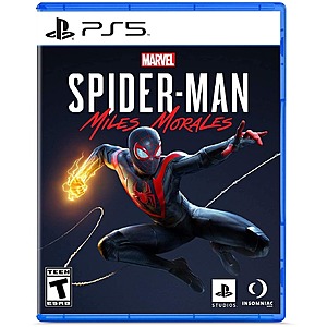 PlayStation 5 Games: Marvel's Spider-Man: Miles Morales $20, Astro Bot $40, Marvel's Spider-Man 2 $30, God of War Ragnarok $20 & More + Free Shipping