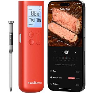 ThermoMaven G1 Smart Bluetooth Wireless Meat Thermometer $30 + Free S&H