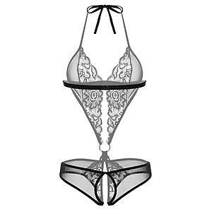Avidlove Women's Deep V Lingerie Lace Bodysuit (various)