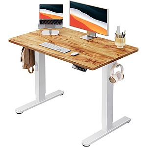 HUANUO 40" x 24" Whole Piece Electric Standing Desk w/ 4 Height Memory Settings $79.55 + Free Shipping