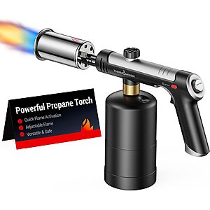 Prime Members: ThermoMaven Propane Blow Torch w/ One-Touch Max Fire $23.90 + Free S&H