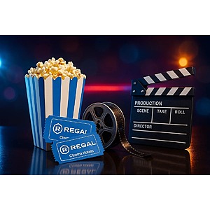 Regal Cinemas Premiere Movie Tickets for 2 + Small Popcorn from