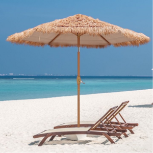 Ainfox 7.5ft Thatched Tiki Patio Umbrella $34.99 + Free Shipping