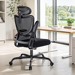Prime Members: HUANUO Ergonomic High Back Office Chair w/ Adjustable Lumbar/Headrest $62.70 + Free S&H