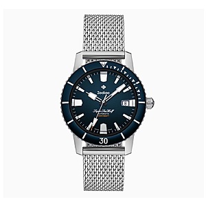 40mm Zodiac Super Sea Wolf Compression Diver Black Dial Automatic Watch $669 + $9.80 S&H