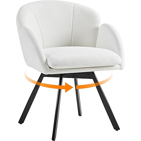 Yaheetech Swivel Accent Chair w/ 360° Base (Chenille Fabric) $50 + Free Shipping