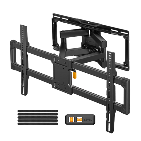 MountFTV Full Motion TV Wall Mount Bracket w/ Tool-Free Tilt (42-90" TVs, Up to 132lbs) $25 + Free Shipping
