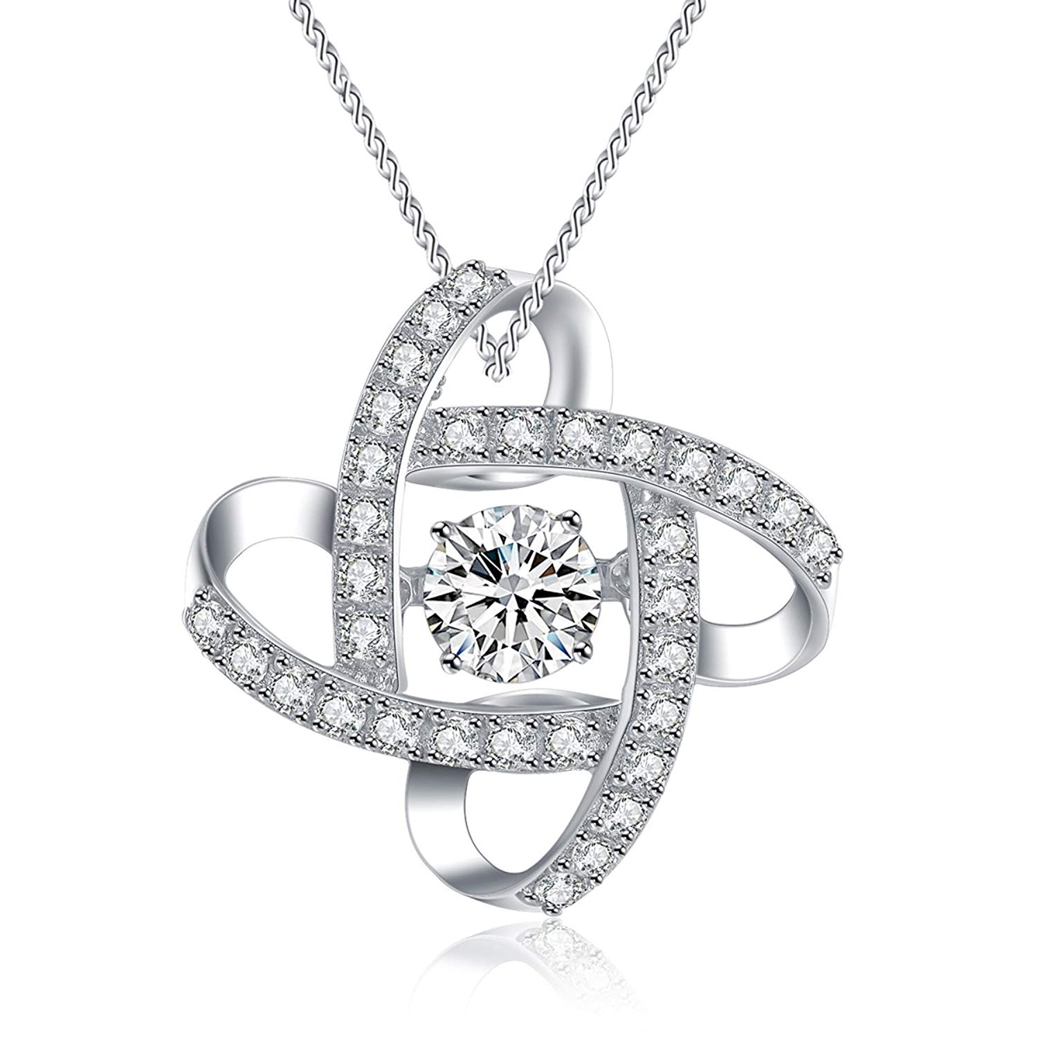 Sable Looping Clover Design Pendant Necklace 11 99 Fs W