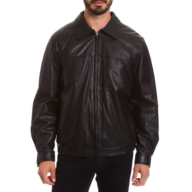 Excelled Mens Big & Tall Leather Bomber Jacket - $139.99 ...