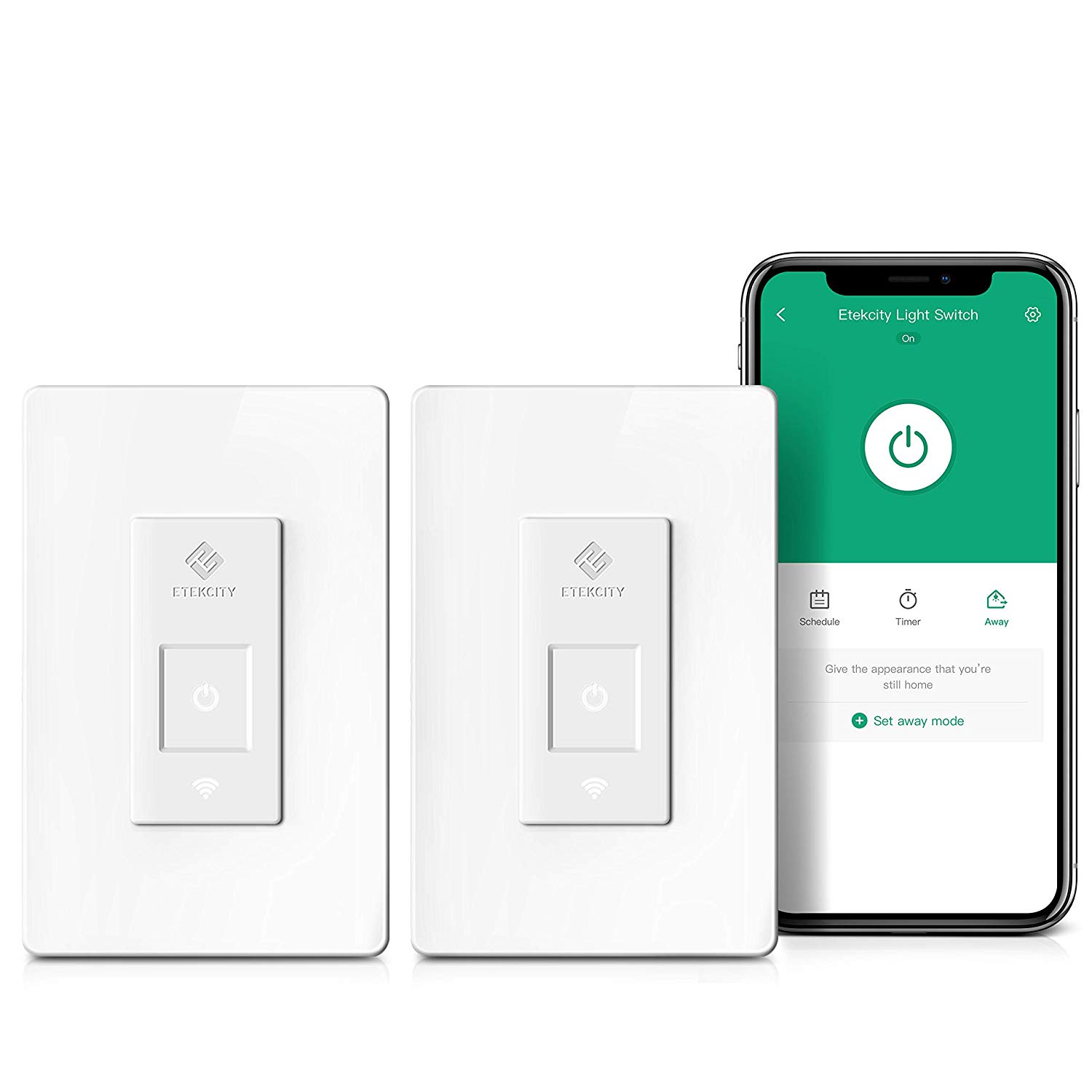2 Pack Etekcity Smart Wifi Remote Control No Hub Required