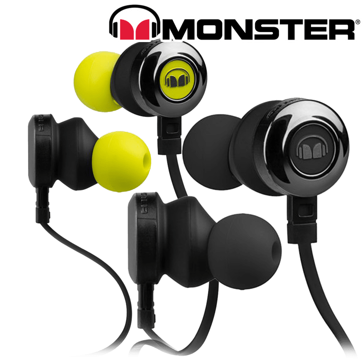 Monster A/V Accessories: ClarityHD Wired Headphones $5, Fatal1ty Gaming Headset $19, iSport Achieve BT Headphones $15, 8-Outlet Surge $19 + Free Shipping
