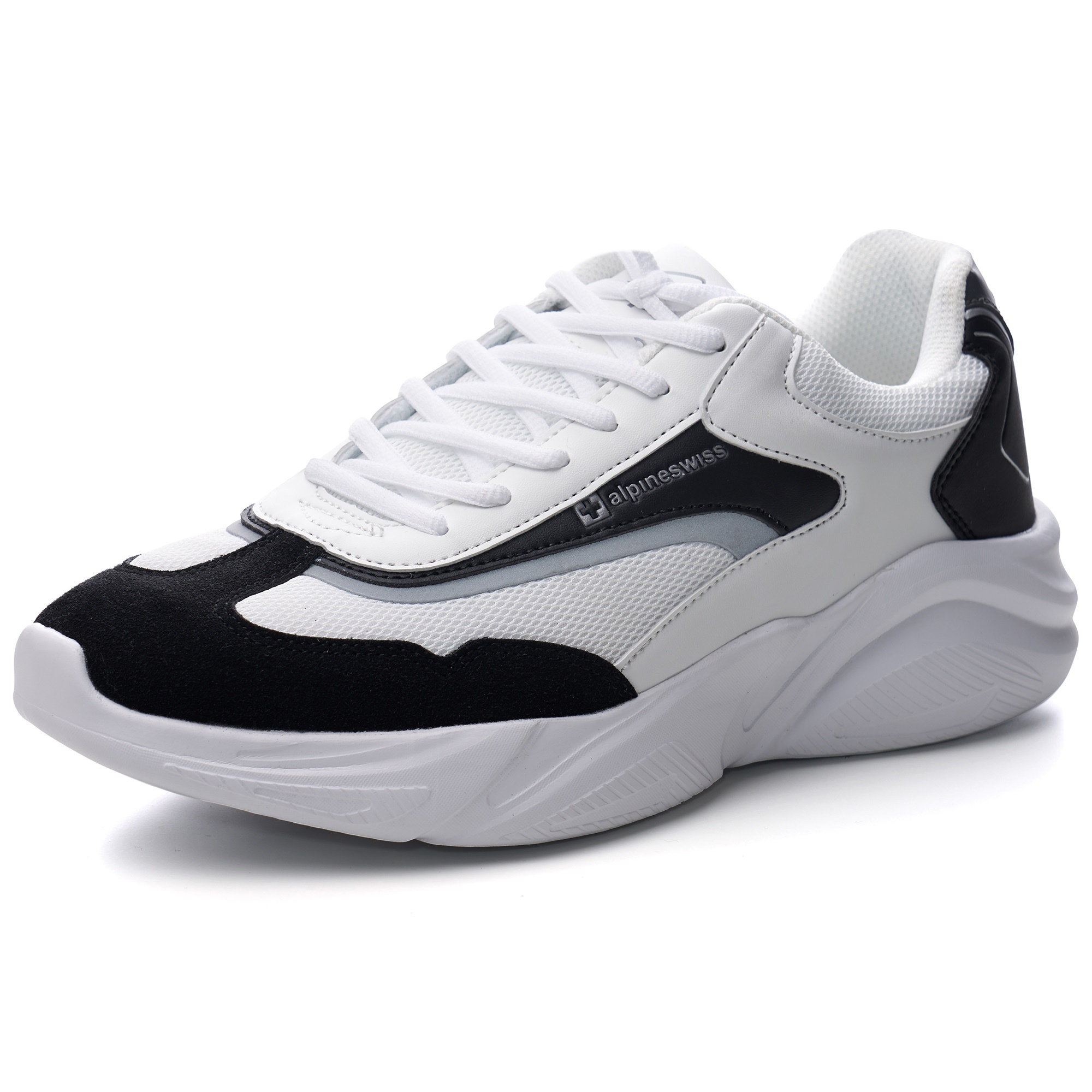 Alpine Swiss Stuart Mens Chunky Fashion Sneakers $24.99 + Free Shipping