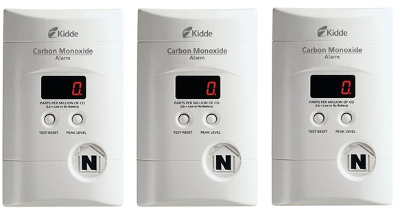 3-Pack Kidde Nighthawk Plug-In Carbon Monoxide Alarm w/ Battery Backup $53.99 + Free S/H w/ Amazon Prime