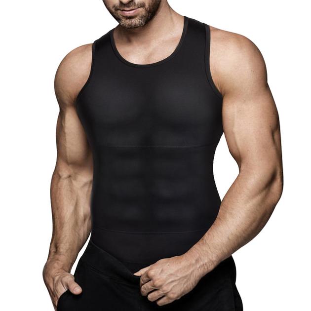 Junlan Summer Sale: Men's Compression Abdominal Control Tank Top $18.57 + Free Shipping