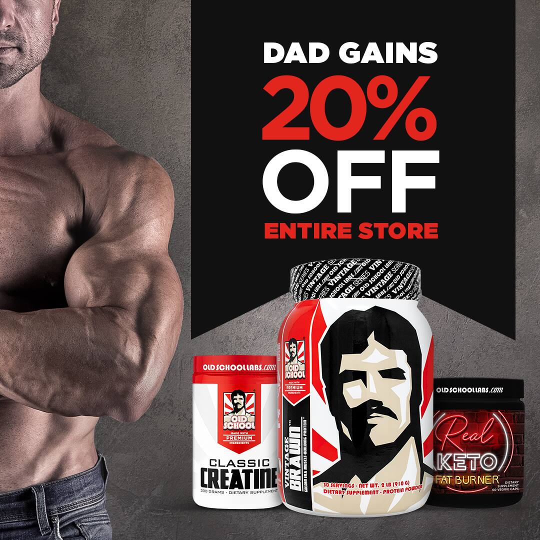 20% OFF ALL Old School Labs Products from $10.39 + FSSS