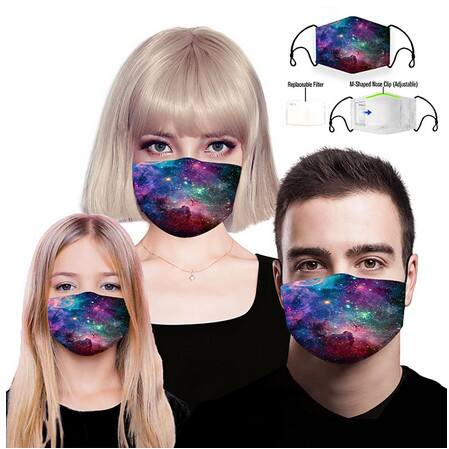 Polyester/Spandex Face Mask with Filter For Adults/Kids (35 Patterns) $5.99 + Free S/H Orders $23+
