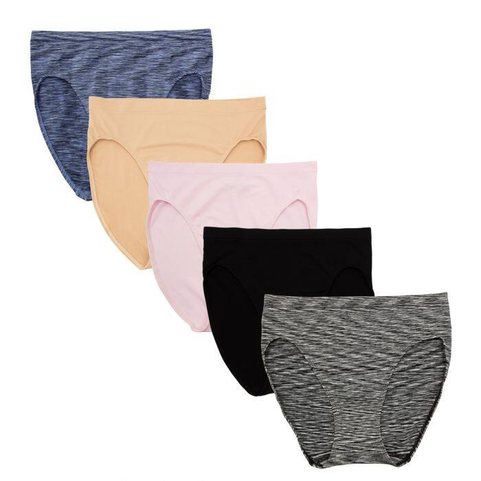 5pk Karen Neuberger Seamless High Cut Briefs $12 + Free Shipping