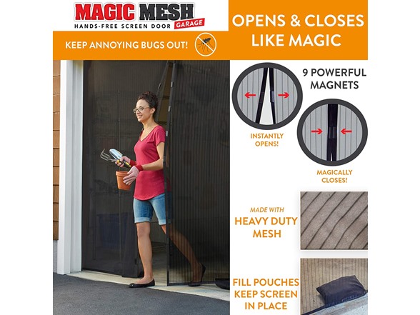 Magnetic Screen Door Ikstar Sliding Screen Door With Full Frame Magic Tape Instant Double Mesh For Front Door Bug Out Kids Pets Walk Through Fiberglass 39 X83 Amazon Com