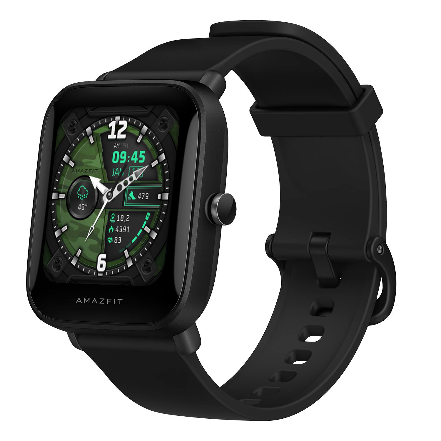 Amazfit Bip U Pro GPS Smartwatch - 60+ Sports Modes, Large Screen - (Black, Green, Pink) $59.99 + Free Shipping