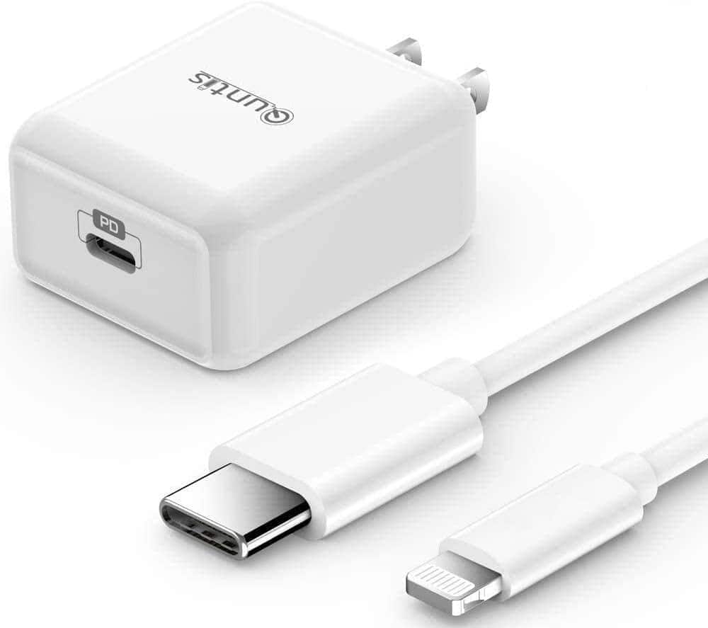 Quntis 20W USB-C Power Delivery Wall Charger w/ 6' MFi Certified Lightning Cable for $10.79 + FS