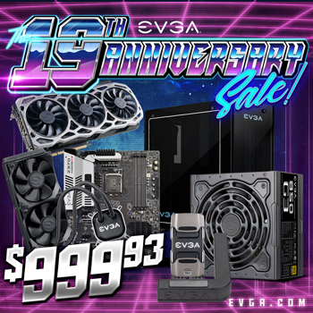 EVGA GTX 1080 Ti + 850 G3 + Z370 + DG76 + CLC 240 + PowerLink for $999.94