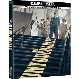The Untouchables (4K Ultra HD + Digital) $13 