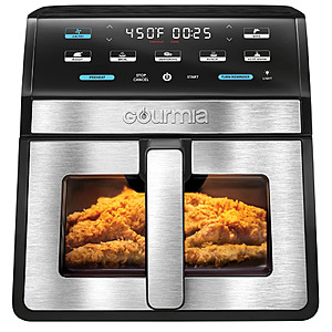 Gourmia 8-Quart Digital Air Fryer with Window & Light: $44.99 ($4.99 Shipping)