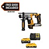 ATOMIC 20V MAX Lithium-Ion Cordless Brushless Ultra-Compact 5/8 in. SDS Plus Hammer Drill with 5 Ah and 2 Ah Batteries $199