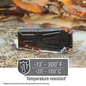 64GB Verbatim ToughMAX USB 2.0 Flash Drive .50