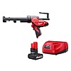 M12 12V Lithium-Ion Cordless 10 oz. Adhesive and Caulk Gun with HIGH OUTPUT XC5. 0 Starter Kit $159