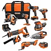 Ridgid 18V Cordless 10-Tool Combo Kit