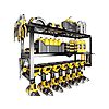 Hipidian Power Tool Organizer Wall Mount with 7 Drill Holders