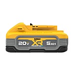 YMMV Dewalt POWERSTACK 20V Lithium-Ion 5.0Ah Battery Pack DCBP520 $50.25