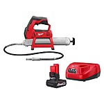 M12 12V Lithium-Ion Cordless Grease Gun with HIGH OUTPUT XC5. 0 Starter Kit $159