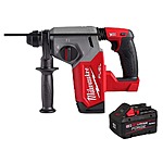 M18 FUEL 18V Lith-Ion Brushless Cordless 1 in. SDS-Plus Rotary Hammer with M18 REDLITHIUM FORGE XC 8.0 Ah Battery Pack $289