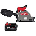 M18 FUEL 18V Lithium-Ion Cordless Brushless 6-1/2 in. Plunge Cut Track Saw w/5.0 Ah Battery $349