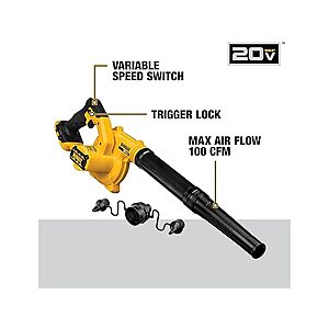 DEWALT DCE100B 20V MAX Blower (bare tool only) *Massive DeWalt 1 Day Sale!* $94