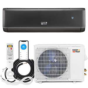 Costway 24000 BTU 2-Ton Ductless Mini Split Air Conditioner with Heat Pump of 230-Volt $1110