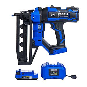 Select Lowe's Stores: Kobalt XTR 2.5" 16-Ga Str. Finish Nailer w/ Battery/Charger $149 + Free Store Pickup