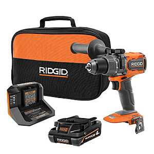 Select Home Depot Stores: RIDGID 18V 1/2" Brushless Hammer Drill/Driver Kit $85 (In-Store Purchase Only)