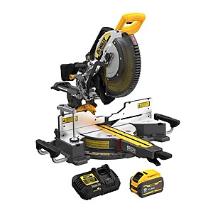 DeWalt 60V Flexvolt 12 in. Sliding Miter Saw Kit with 9.0Ah Battery Pack $640