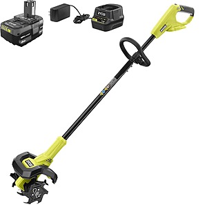 YMMV Ryobi ONE+ 18V 8 in. Cordless Cultivator w/4.0 Ah Battery & Charger - In Store Only $125